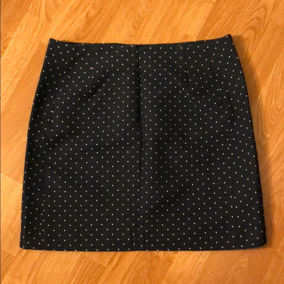 LOFT navy and white pencil skirt - Picture 2 of 4